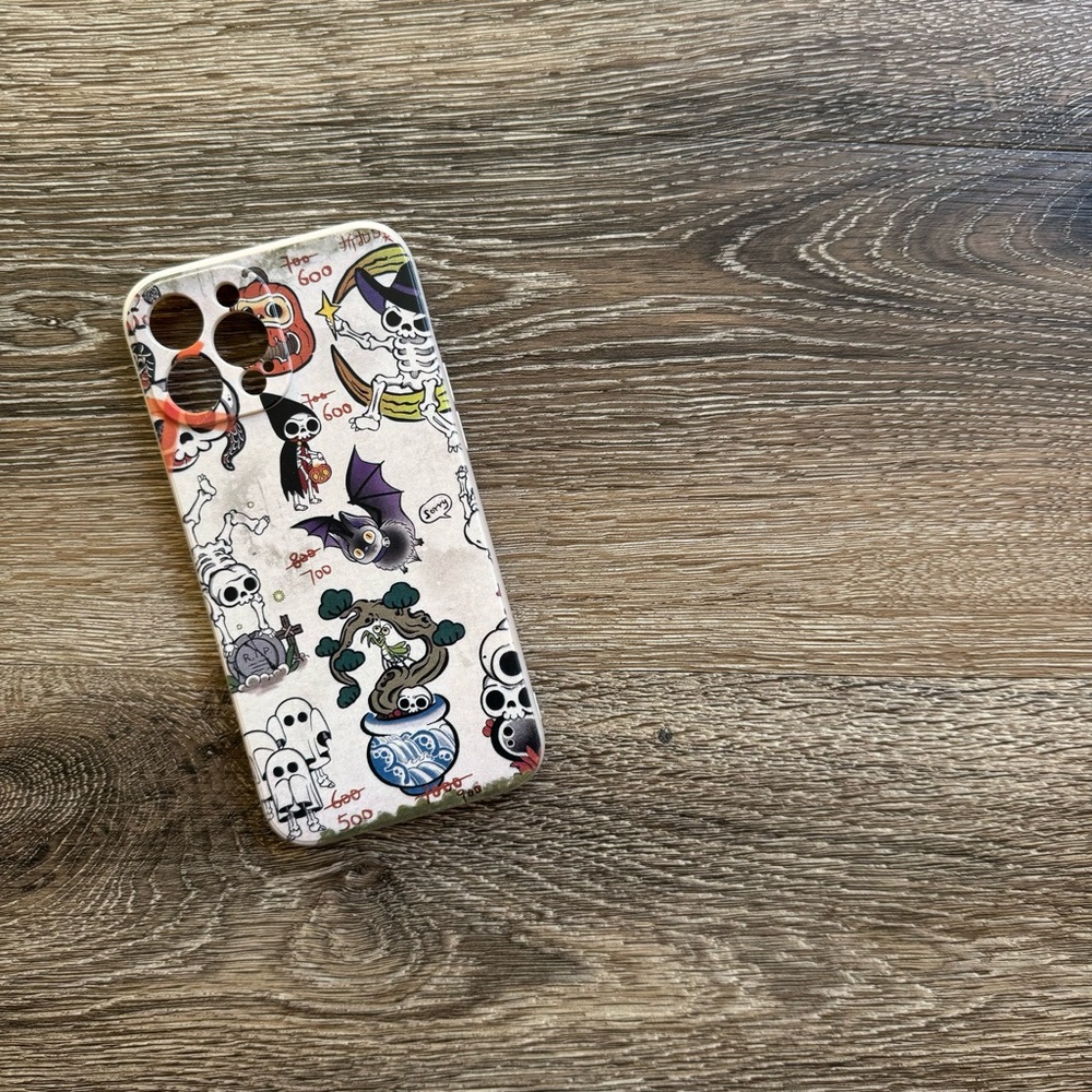 Halloween Skeleton Bat iPhone 12 Pro Max Case